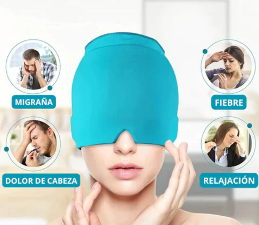 GORRO DE GEL PARA MIGRAÑA